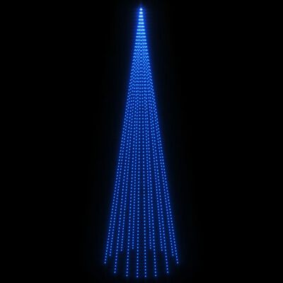 vidaXL Choinka do montażu na maszcie, 1134 niebieskich LED, 800 cm