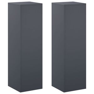 vidaXL Stojak na rośliny 2 pcs antracytowy 30 x 30 x 100 cm