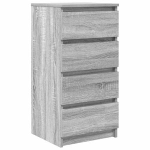vidaXL Komoda Szara Sonoma 37,5x35x76 cm Drewno klejone