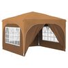 vidaXL Namiot imprezowy rozkładany 290 x 290 x 245 cm Beżowy