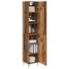 vidaXL Highboard 2 pcs Stare drewno Materiał drewnopochodny