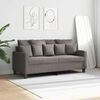 vidaXL Sofa 2-osobowa, kolor taupe, 140 cm, tapicerowana tkaniną