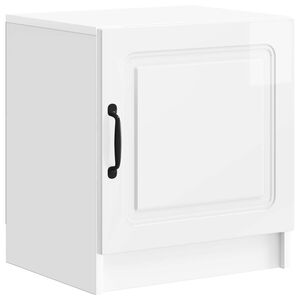 vidaXL Szafka Nocna Biały wysoki połysk 43 x 34,5 x 47 cm