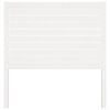 vidaXL Wezgłowie łóżka, białe, 81x4x100 cm, lite drewno sosnowe