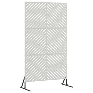 vidaXL Ekran prywatności 100 x 50 x 180 cm Stal nierdzewna srebrny