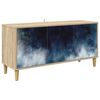 vidaXL Szafka pod telewizor RAALTE 102 x 33 x 50 cm Sonoma