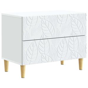 vidaXL Stolik nocny Biały 62 x 34,5 x 48 cm Drewno inżynieryjne
