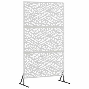 vidaXL Ekran prywatności 100 x 50 x 180 cm Stal nierdzewna srebrny