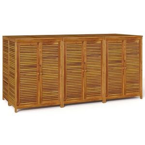 vidaXL Skrzynia ogrodowa, 210x87x104 cm, lite drewno akacjowe