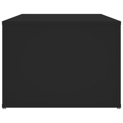 vidaXL Stolik kawowy, czarny 100x50x36 cm, materiał drewnopochodny
