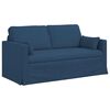 vidaXL Sofa 2 pcs Niebieski 158 x 78 x 80 cm tkanina
