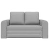 vidaXL Sofa Bed 60cm Szary chmur tkanina