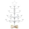 vidaXL Metalowe drzewko bożonarodzeniowe z podstawą KUOPIO 60 cm Stal