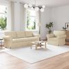 vidaXL Sofa 2 pcs Kremowy