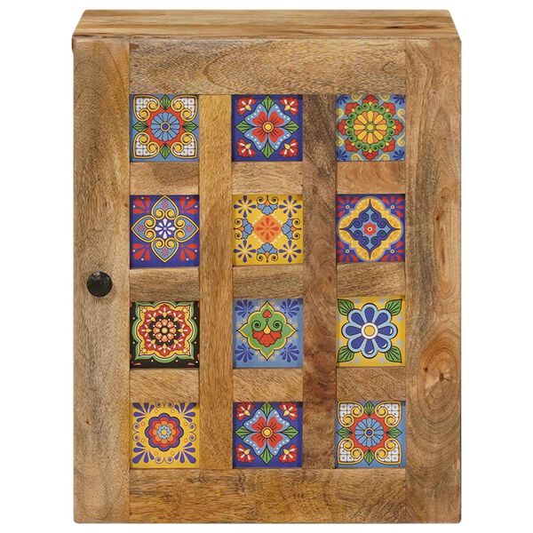 vidaXL Wisząca Szafka Łazienkowa Naturalny 38 x 33,5 x 48 cm