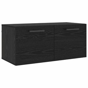 vidaXL Szafka ścienna 80 x 36.5 x 35 cm Drewno inżynieryjne Czarny dąb