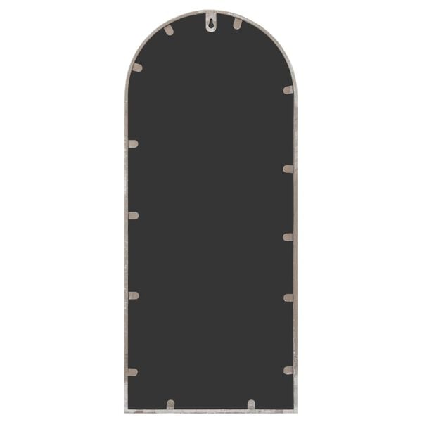 vidaXL Lustro ogrodowe, kolor piaskowy, 100x45 cm, żelazna rama