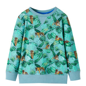 Bluza dziecięca, jasnozielony melanż, 92