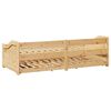 vidaXL Ł&oacute;żko dzienne z wysuwanym pojemnikiem bez materaca "IRUN"