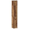 vidaXL Szafka do przechowywania 3 pcs Stare drewno 30 x 42,5 x 225 cm