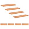 vidaXL Nakładki na schody 8 szt. 100 x 25 x 2 cm Lakier Drewno bukowe