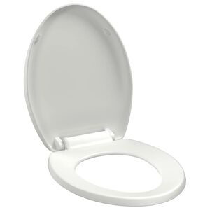 vidaXL Deska sedesowa, wolnoopadająca, z szybkozłączem, biała