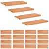 vidaXL Nakładki na schody 20 szt. 80 x 30 x 2 cm Lakier Drewno bukowe