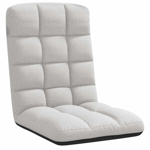 vidaXL Krzesło podłogowe składane Cloud Grey 71x51x62 cm Tkanina