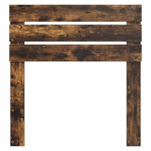 vidaXL Zagł&oacute;wek Dąb wędzony 75 cm Materiał drewnopochodny
