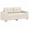 vidaXL Sofa dwuosobowa obity lnem, 180x77x82 cm