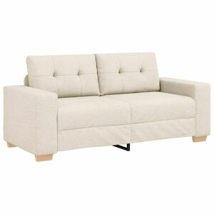 vidaXL Sofa dwuosobowa obity lnem, 180x77x82 cm