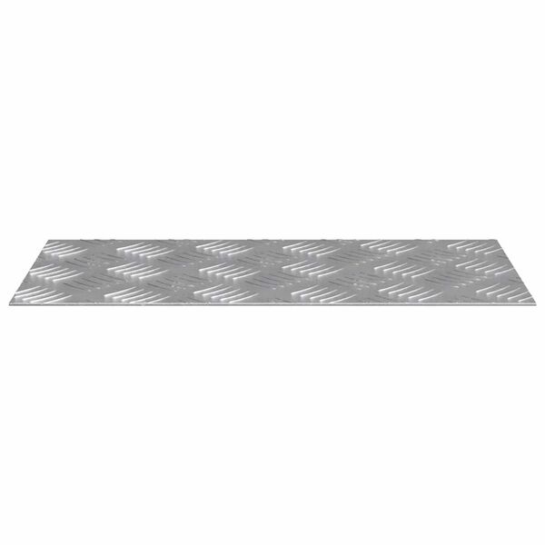 vidaXL Stopień Prostokątny 4 pcs Srebrny 40 x 20 cm Aluminium