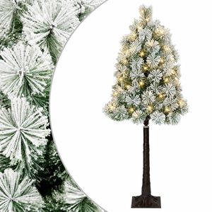 vidaXL Sztuczna choinka z zawiasami 120 cm 150 LED Ciepła biel