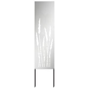 vidaXL Ekran zapewniający prywatność w ogrodzie Srebrny 32 x 140 cm