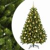 vidaXL Sztuczna choinka, jasnozielona z bombką 120 cm 150 LED