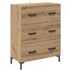 vidaXL Highboard z szufladą Dąb rzemieślniczy 69,5 x 34 x 180 cm