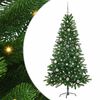 vidaXL Choinka z 150 diodami LED z podstawą Zielony 150 cm PE
