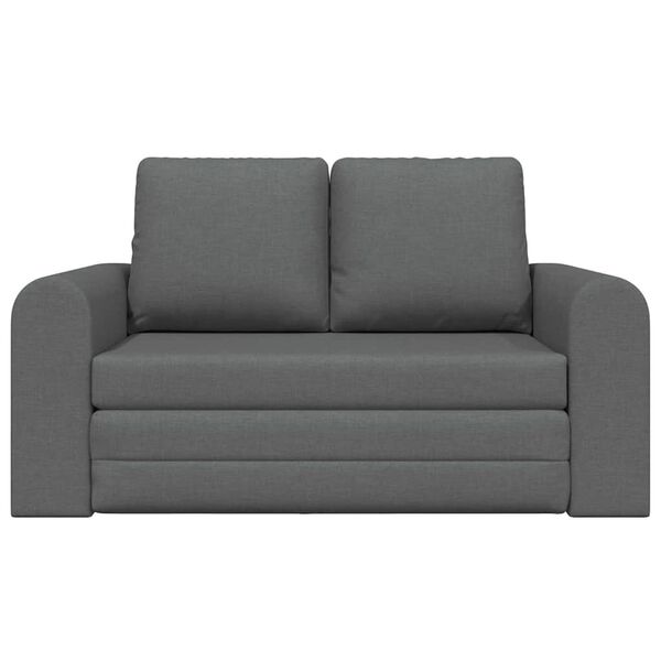 vidaXL Sofa Bed 60cm Ciemnoszary tkanina
