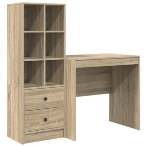 vidaXL Biurko Dąb Sonoma 125,5 x 50 x 127 cm 2 szt.