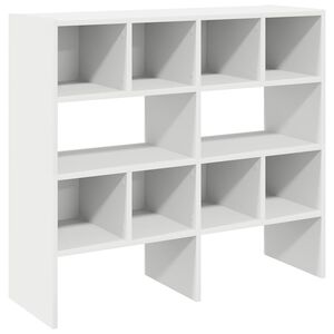 vidaXL Stojaki na buty 2 szt., sztaplowane, białe, 89,5x30x40 cm
