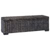 vidaXL Skrzynia do przechowywania Czarny 110 x 35 x 45 cm