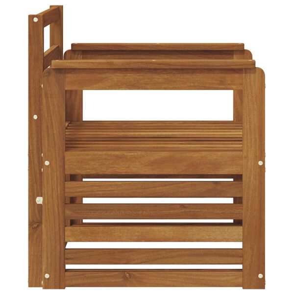 vidaXL Zestaw sof na zewnątrz Naturalny 71 x 63 x 73 cm