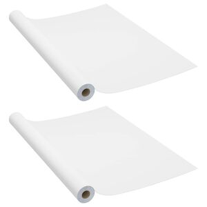 vidaXL Okleiny meblowe samoprzylepne, 2 szt., białe, 500x90 cm, PVC