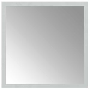 vidaXL Lustro łazienkowe LED przezroczysty 30 x 30 cm szkło hartowane