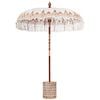 vidaXL Baliński Parasol z Bazą kremowy &Oslash; 180-190 cm