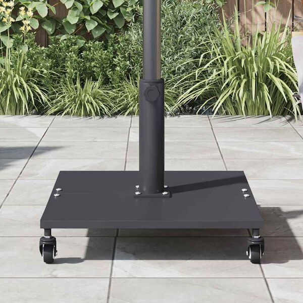 vidaXL Podstawa do parasola Ciemnoszary 45 x 45 x 31,5 cm