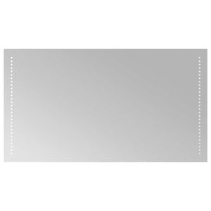 vidaXL Lustro łazienkowe LED przezroczysty 90 x 50 cm szkło hartowane