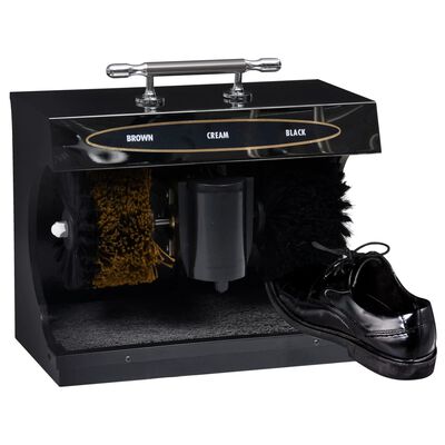 vidaXL Elektryczna maszyna do czyszczenia butów, automatyczna, czarna