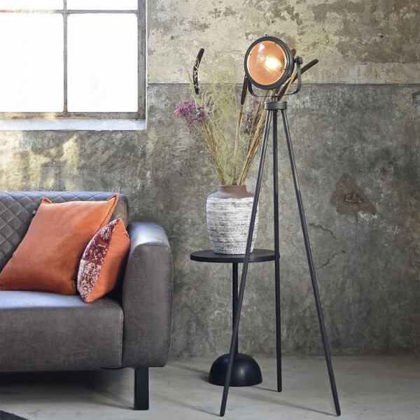 LABEL51 Dywan jutowy, okrągły, 180 cm, czarny