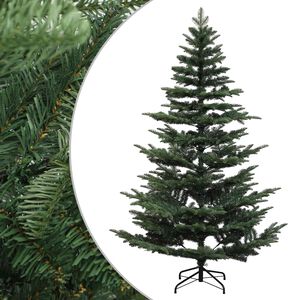 vidaXL Sztuczna choinka z zawiasami 120 cm PE i PVC zielony